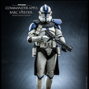 Hot Toys TMS076 Star Wars: The Clone Wars™ - 1/6th scale Commander Appo™ and BARC Speeder™ Collectible Set