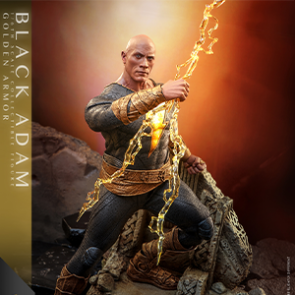 Hot Toys DX31 Black Adam - 1/6th scale Black Adam (Golden Armor) Collectible Figure (Deluxe Version)