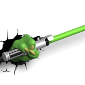 3D LightFX Star Wars Yoda LightSaber Deco Light